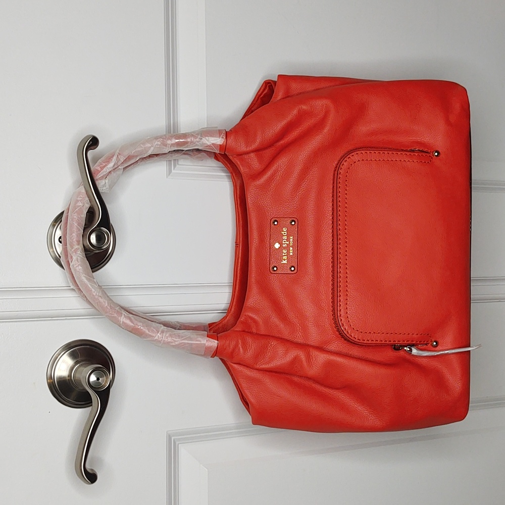 Kate Spade 🍅 Stevie Baxter Street Leather Shoulder Bag 🆕